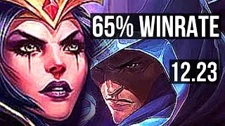 LEBLANC vs TALON (MID) | 65% winrate, 11/2/9, Godlike | EUW Master | 12.23