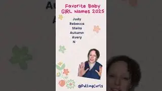 Top Baby Girl Names for 2025! Did your favorite make the list? Watch now!