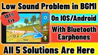 How to Fix Low Sound Problem in PUBG/BGMI on iPad/iPhone/Android | Low Sound Problem In PUBG/BGMI |