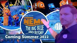 Finding Nemo The Big Blue... and Beyond | Walt Disney World } Animal Kingdom Entertainment Interview