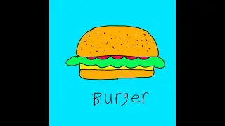 How to draw a Burger - RFART419 (August 14, 2022) - Magical Girl Tutorials