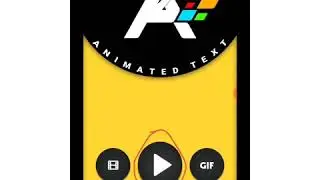 TEXT ANIMATION USING ANIMATED TEXT APP ON THE PHONE (ANDROID USERS)