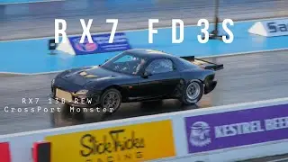 JDMGarageUK 1996 Reaction Racing Mazda RX7 FD Drag Car 13B-REW Crossport
