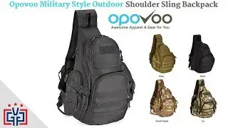 Opovoo - Tactical Shoulder Sling Backpack - Best Sling Backpack for Under $40