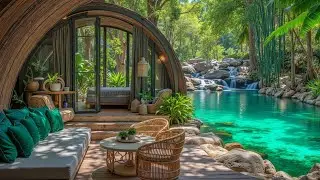 Nature Retreat Jazz | Нежный Лесной Джазовый Инструментал с Пением Птиц для Концентрации и Учебы