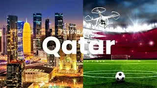 Flying Over Qatar 2024 - Relaxing Piano Music 🏞️⚽😌🎧🎵
