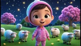 The Gentle Midnight Sheep | Soothing Lullaby for Kids | Calming Nursery Rhyme for Toddlers