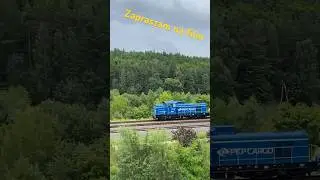 SM42 z Najdłuższym towarowym na kanale #pociąg #pkp #cargo #sm42