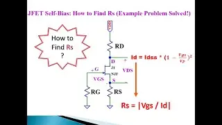JFET Self-Bias : How to Find 