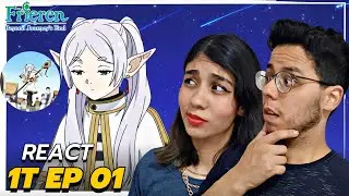 ELA ESTÁ CONDENADA À ETERNIDADE! - REACT DO PRIMEIRO EPISÓDIO DE SOUSOU NO FRIEREN