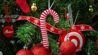 Amigurumi | como hacer un baston para navidad en crochet, | Bibi Crochet