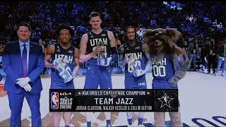 Team Jazz Wins the Skills Challenge  NBA All-star 2023
