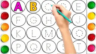 A to Z Alphabet Tracing | Capital Letters Writing Practice | ABCD सीखें बच्चों के लिए
