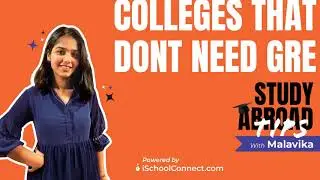 Colleges that don't need GRE.