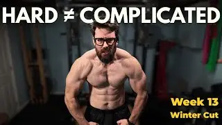 Hard But Not Complicated: My 40lb Cut Journey | Week 13 Heavy Push Day