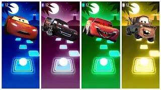 Monster McQueen vs Evil McQueen vs Blaze McQueen &ndash; Tiles Hop Rush Battle #5