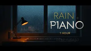 Rain + Piano Focus Music (1 Hour) 🌧️🎹 Deep Concentration & Study Ambience