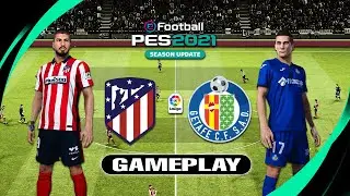 PES 2021 - Atletico Madrid vs Getafe | LaLiga | Gameplay PC