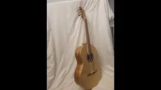 Classic guitar build with basic tools. Time-lapse.