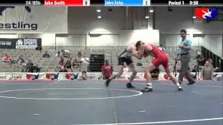Jake Smith vs. John Fahy at 2013 Junior Nationals - FILA - FS