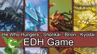 Spooky Spirits and Ships! He Who Hungers vs Shorikai vs Brion vs Kyodai #edh #cmdr game play