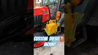 The sound of a perfect fit. Custom fuel mount. Rate 1-10👇​#asmr #satisfying   #tractor #fabrication