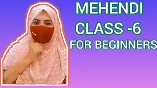 Bigginers Mehendi classes (Class - 6) Border Designs|| #mehendiclasses #mehendidesign #mehendi