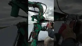 Today on the farm, #maintenance #farmequipment #greasegun