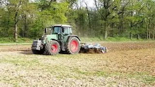 Fendt 818 Vario TMS mit Lemken-Grubber 13.4.24