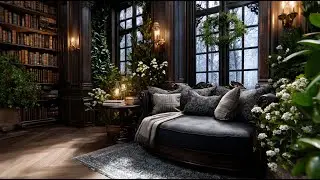 Dark Academia Winter Home Decor Ideas for a Moody, Warm, and Literary Seasonal Interior!