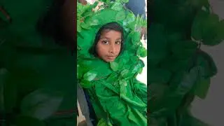 Tree Fancy Dress Kids Costume by Junnu🌳🌲🌴#youtubeshorts #ytshorts #shorts