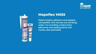 Mapeflex MS 55 elastic adhesive | Mapeflex MS 55 elastiskt f&auml;stmassa