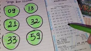 🍀 CONFERINDO MEU &Uacute;LTIMO BOL&Atilde;O MEGA SENA DA VIRADA ( EM PAPEL / BILHETE )