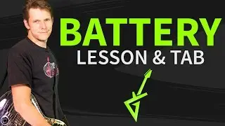 How To Play Battery by Metallica Guitar Lesson & TAB #1 Intro Tutorial