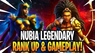 New Character Nubia Legendary Rank Up & Gameplay! - DC Legends