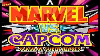 Longplay Casual - Marvel vs. Capcom: Clash of Super Heroes (CP System II) HD 1998