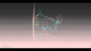 Krubera Cave Map 3D Rendering