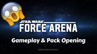 STAR WARS FORCE ARENA PACK OPENING AND GAMEPLAY *CRAZY*