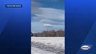 u local hot shot: Lenticular cloud forms over North Conway, New Hampshire