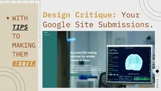 Design Critique 2: Google Sites