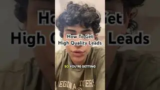 Tired of low-quality leads wasting your time?  #LeadGeneration#HighQualityLeads#SMMA#AIAutomation