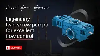 Houttuin and Warren twin-screw pumps, brands for excellence in flow control