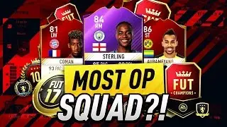 UNBEATEN MOST OP FUTCHAMPIONS SQUAD | FIFA 17 ULTIMATE TEAM SQUADBUILDER