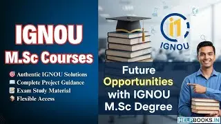 IGNOU M.Sc Students Must Watch! Assignments, Projects & Exam Support | Helpbooks.in