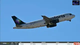 🔴LIVE 4K WINDY PLANE SPOTTING FROM: CLT CHARLOTTE DOUGLAS INT🔴