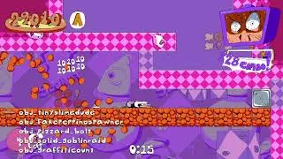 pizza tower, but a random object gets deleted every few seconds.