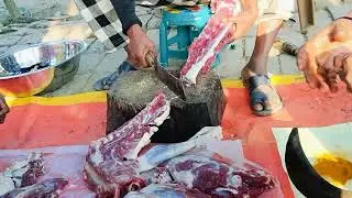 Fastest workers meat cutting skills