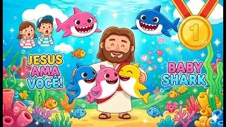 baby shark _ musica infantil _ Jesus ama voc&ecirc;