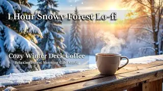 Cozy Winter Deck Coffee - 1 Hour Snowy Forest Lo-fi