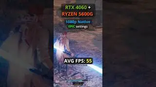 STAR WARS Jedi: Survivor on RTX 4060 + Ryzen 5600G - 1080p LOW vs ULTRA #starwars #rtx4060